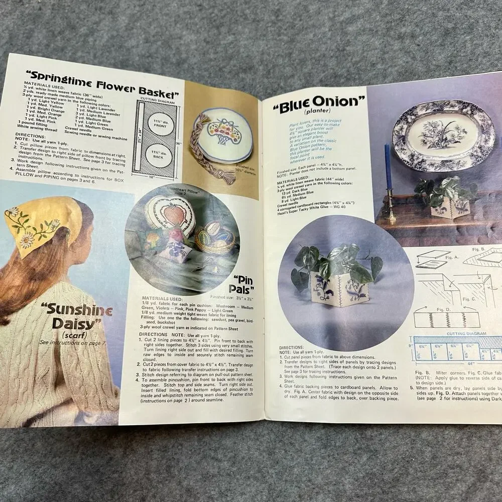 Today's California Crewel Hazel Pearson 1977 Vintage Embroidery Patterns Book